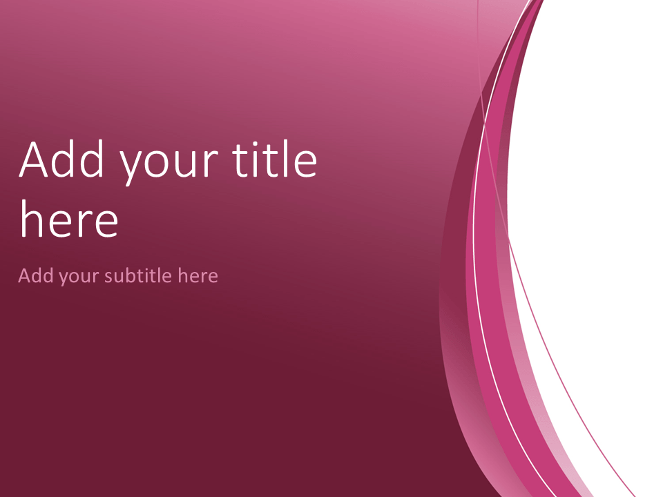 Free Pink PowerPoint Templates