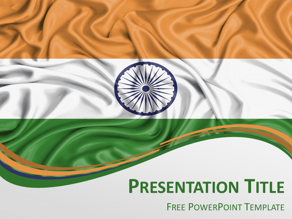 Free Ppt Templates India Flag