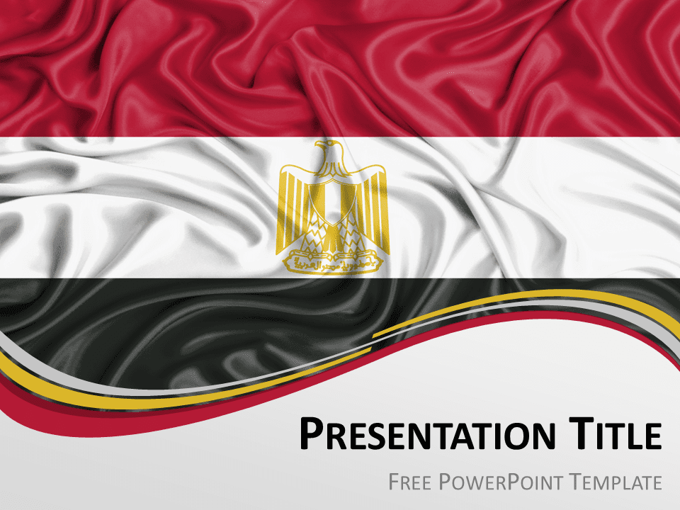 Egypt Flag PowerPoint Template