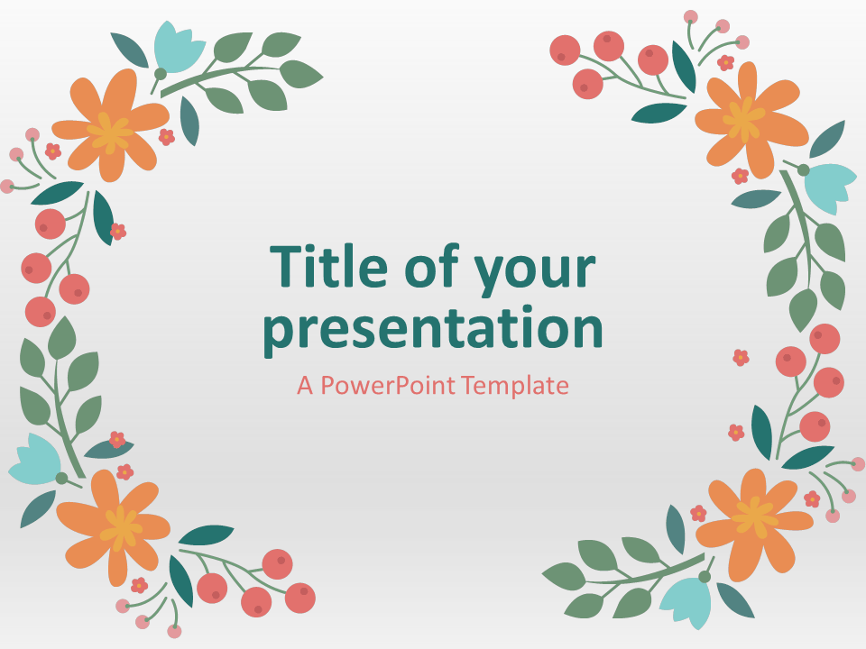 Spring Ppt Template Free Download Printable Templates