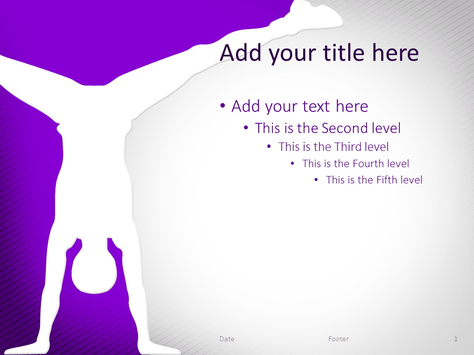 Free Powerpoint Templates About Gymnastics Presentationgo Com