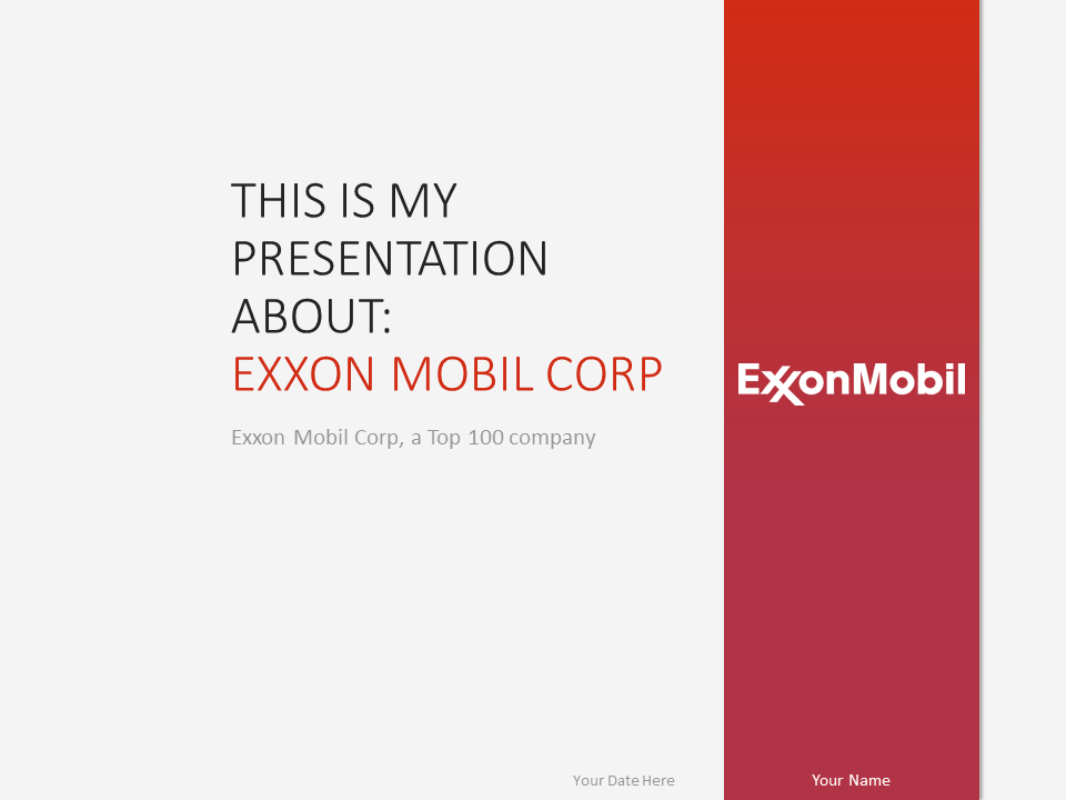 Exxon Organizational Chart