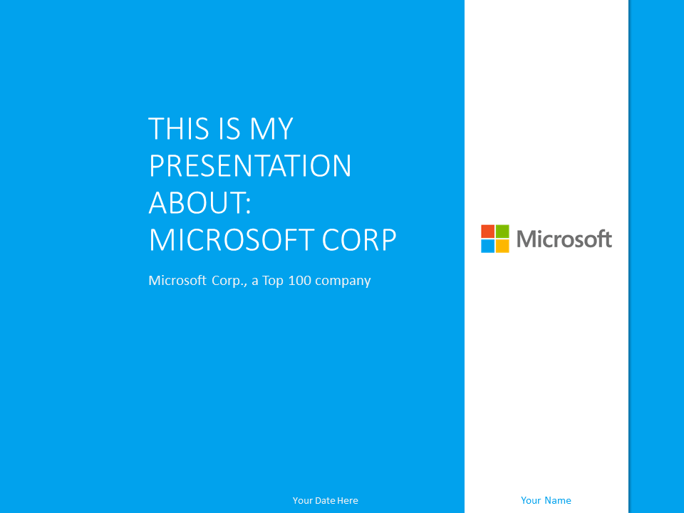 Microsoft PowerPoint Template Blue PresentationGO com Microsoft PowerPoint Template Blue PresentationGO com
