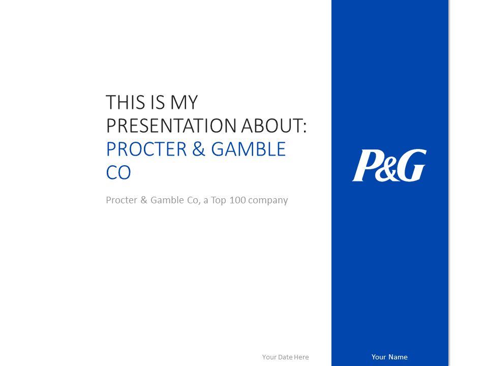 Procter & Gamble PowerPoint Template - PresentationGo