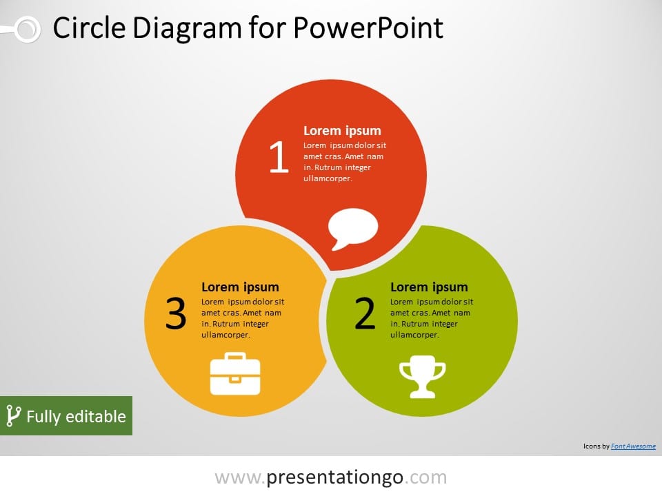 Powerpoint Circle Chart Template