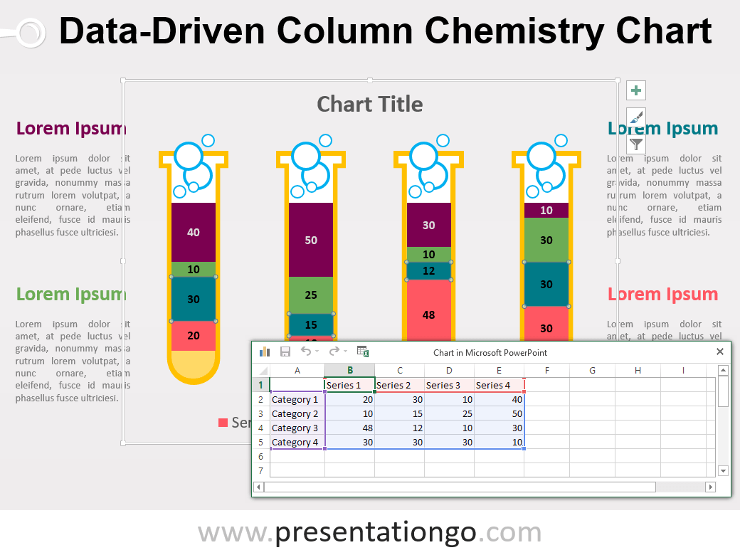 5 Column Chart Template