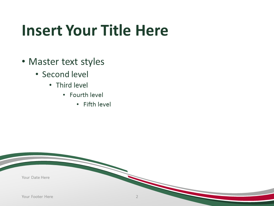 free powerpoint template with flag of the mexico background title and content slide