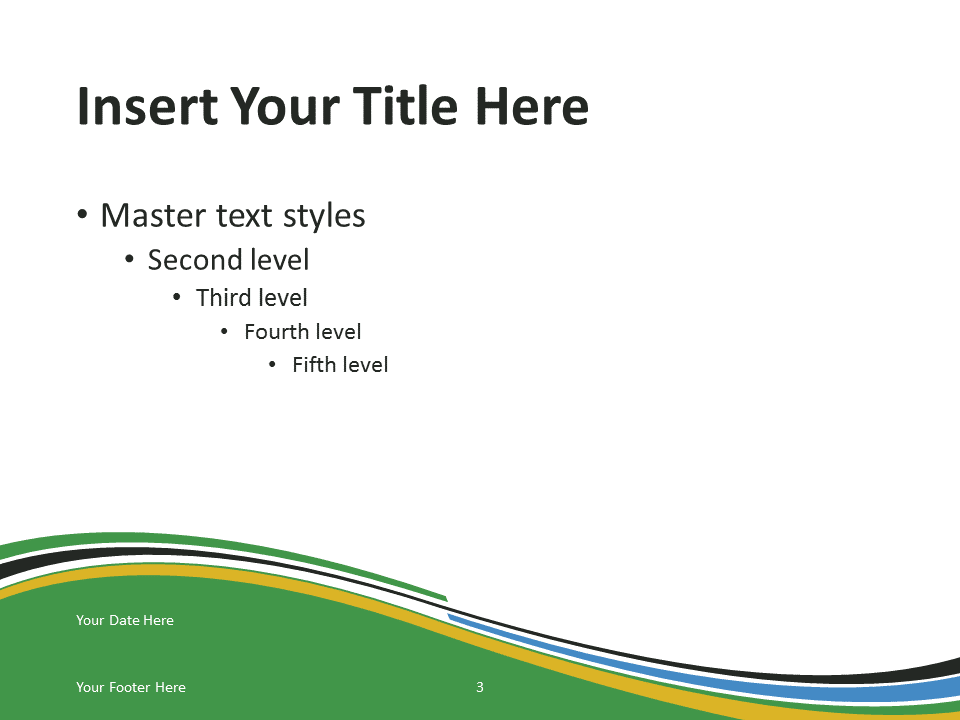 tanzania flag powerpoint template presentationgo com
