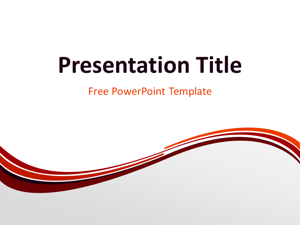 Free Orange Powerpoint Templates Presentationgocom