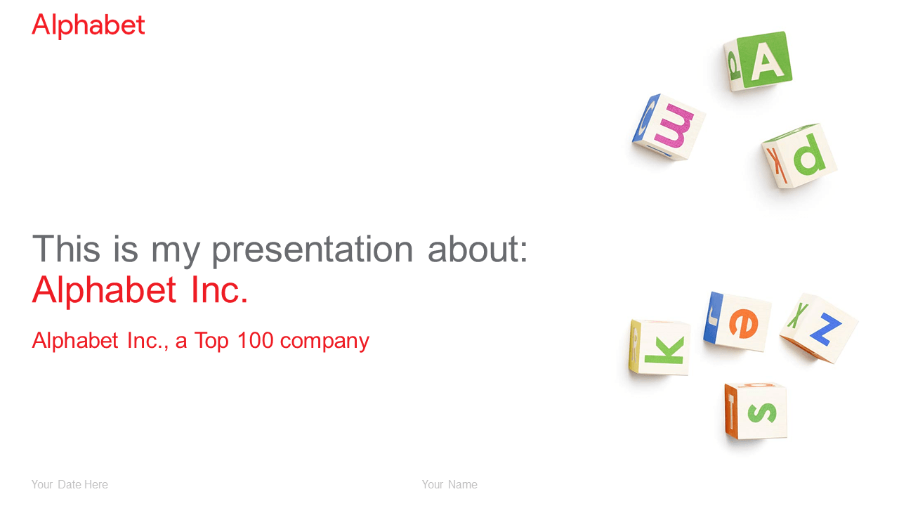 alphabet powerpoint template presentationgo