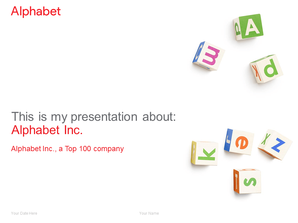 presentation alphabet