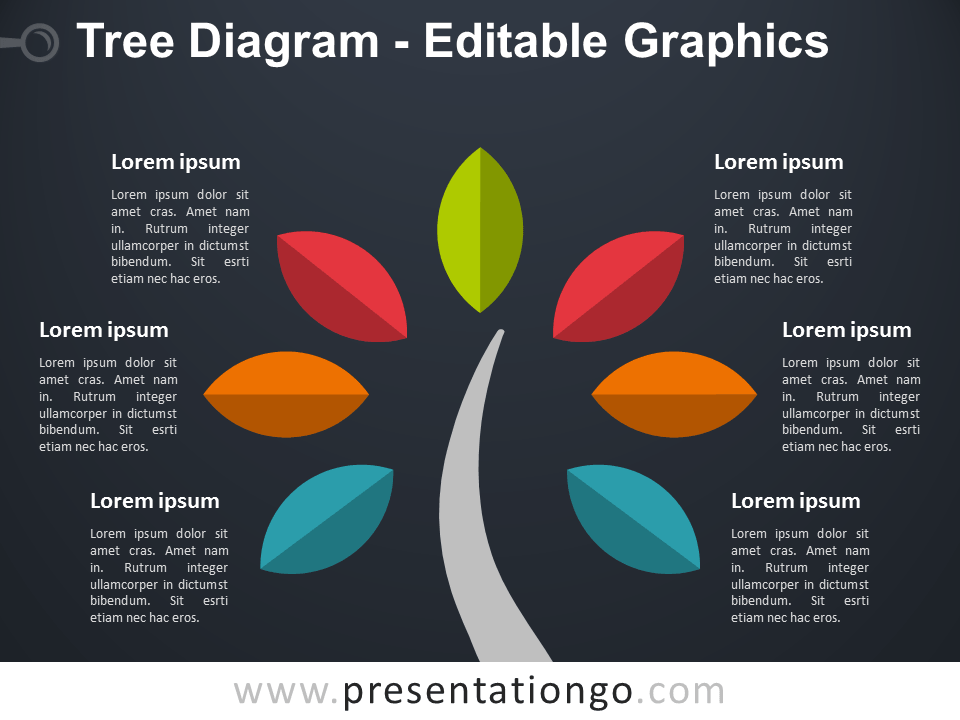 simple tree powerpoint diagram presentationgo com powerpoint tree