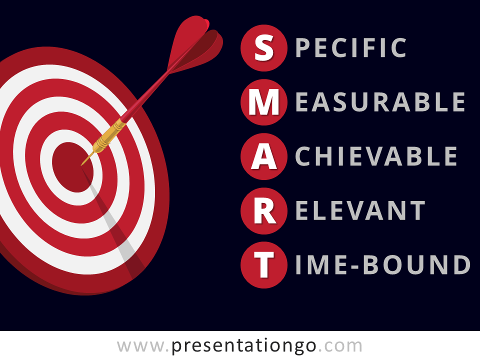 Target SMART PowerPoint Diagram - PresentationGO.com