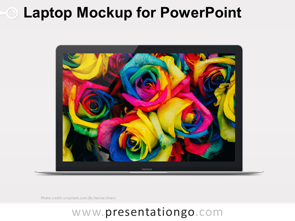 Plantilla de Laptop Para PowerPoint Gratis