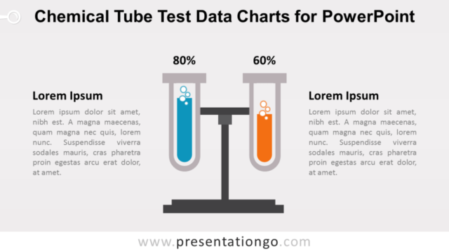 Gráficos Gratis de Prueba de Tubos Químicos Para PowerPoint