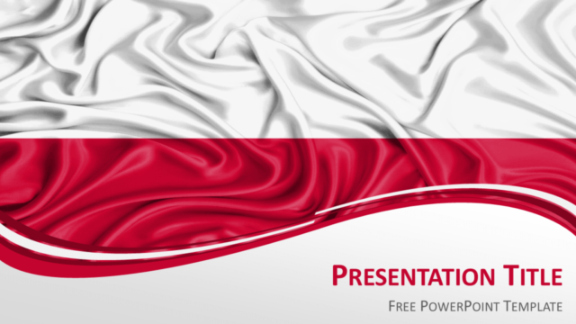 Bandera Gratis de Polonia Para PowerPoint