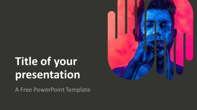 Plantilla Gratis Con Manos Hacia Arriba Y Hacia Abajo Para Powerpoint