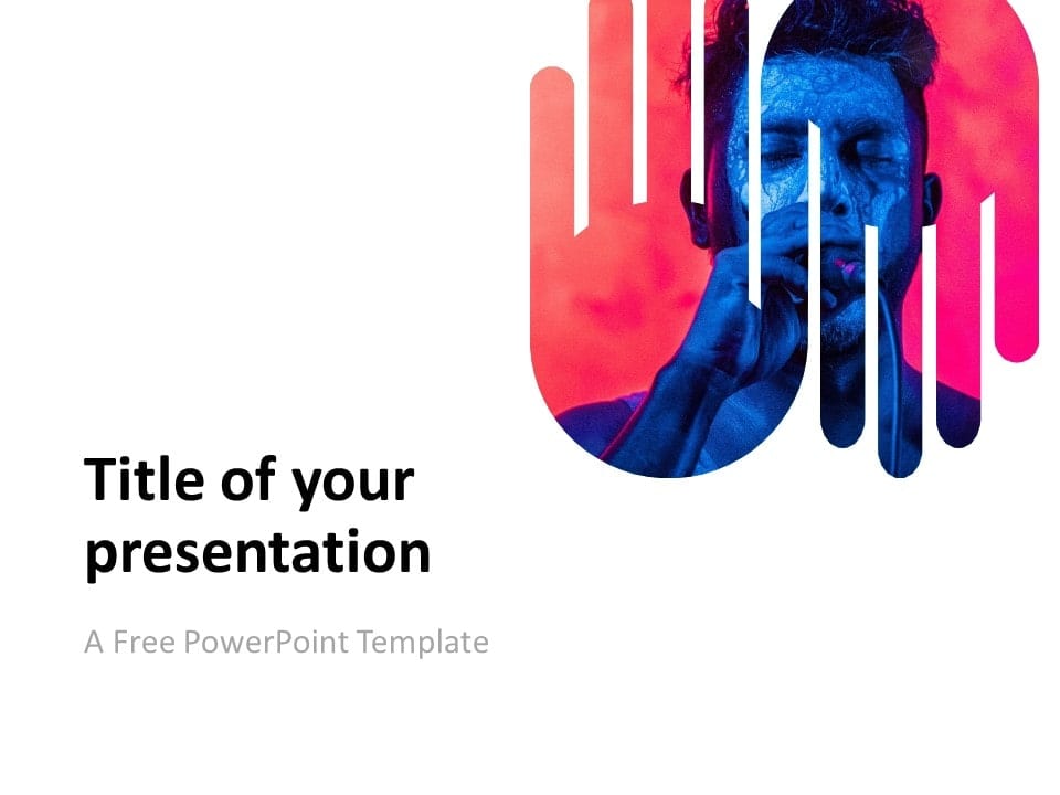Plantilla Gratis Con Manos Hacia Arriba Y Hacia Abajo Para Powerpoint