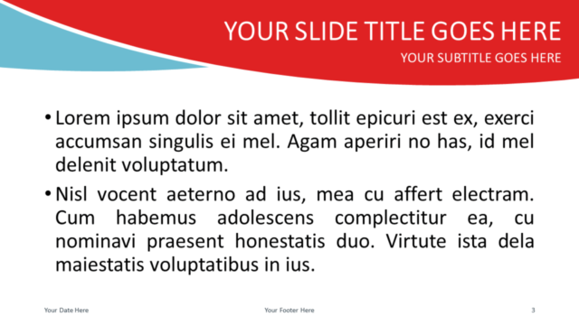 Plantilla Gratis de Finanzas Para PowerPoint - Diapositiva de Título Y Contenido