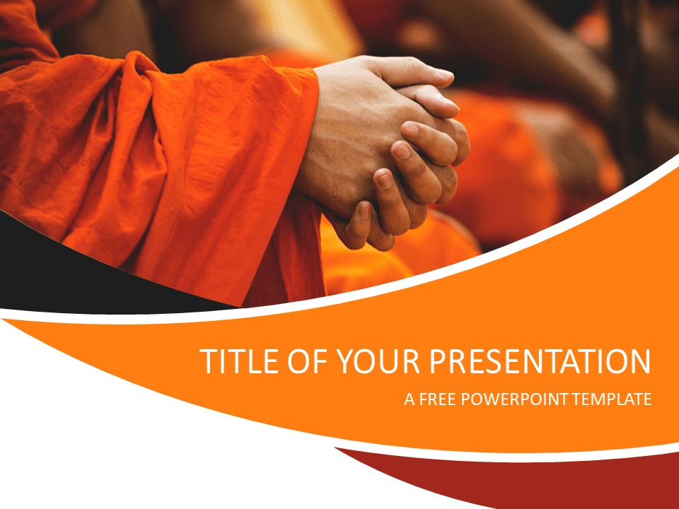 Plantilla de Oración Para PowerPoint Gratis