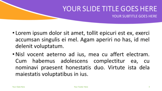 Plantilla Gratis Para la Escuela Para PowerPoint - Diapositiva de Título Y Contenido