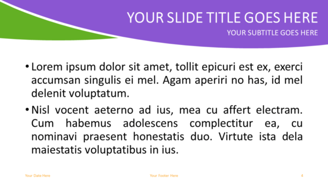Plantilla Gratis Para la Escuela Para PowerPoint - Diapositiva de Título Y Contenido