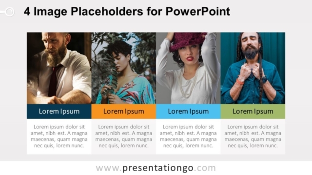 4 Espacios Para Imágenes Para PowerPoint Gratis