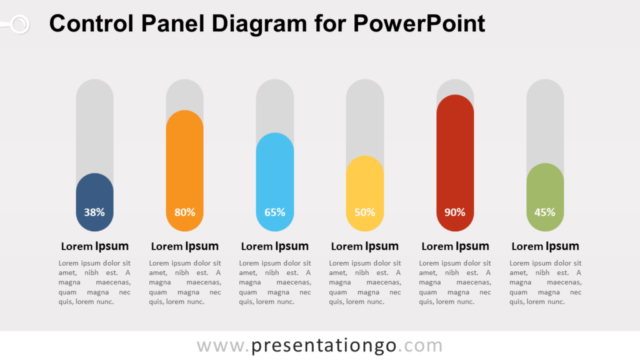 Infografía Gratis de Panel de Control Para PowerPoint