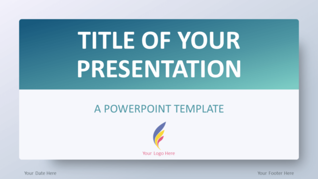 Plantilla Degradado de Salpicaduras de Agua Para PowerPoint Gratis