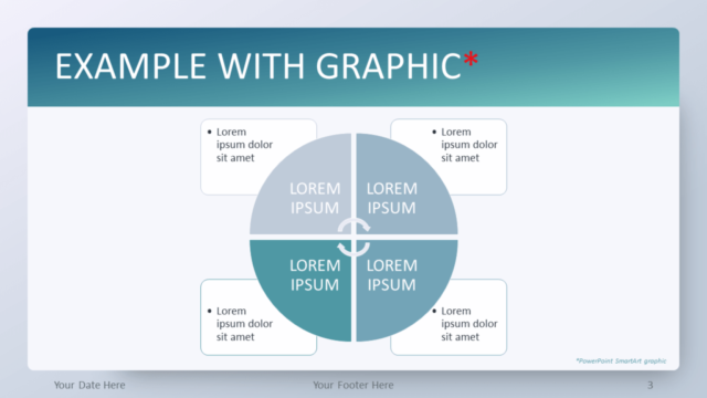 Plantilla Degradado de Salpicaduras de Agua Para PowerPoint Gratis - Diapositiva con Gráfico