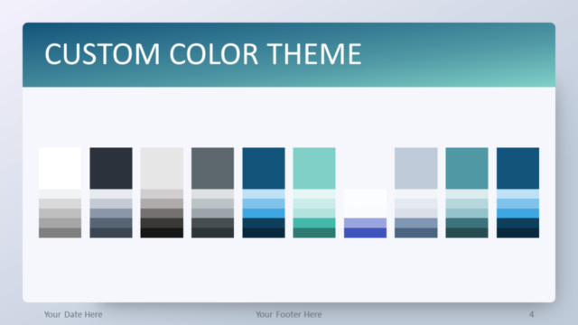 Plantilla Degradado de Salpicaduras de Agua Para PowerPoint Gratis - Diapositiva con Colores