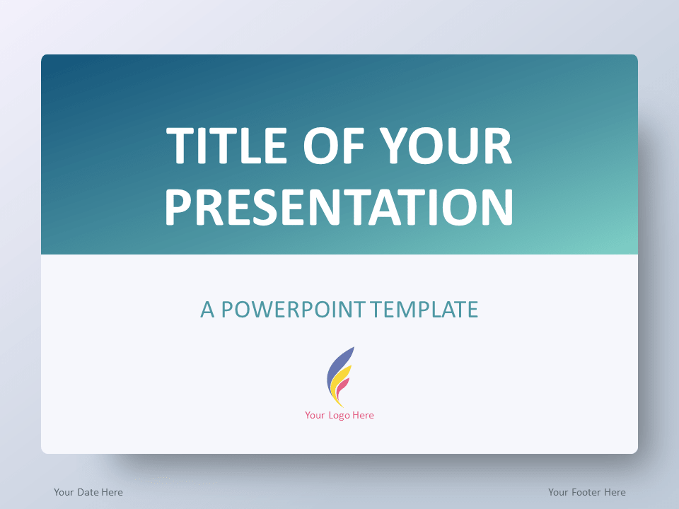 Plantilla Degradado de Salpicaduras de Agua Para PowerPoint Gratis