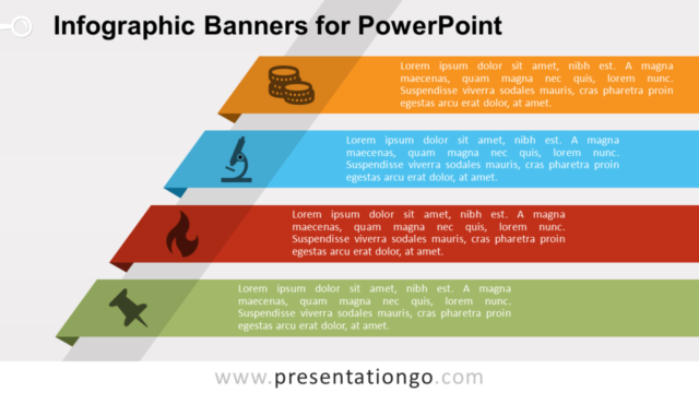 Banners Infográficos Para PowerPoint Gratis
