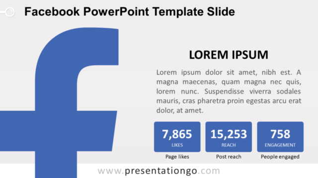 Plantilla de Facebook Gratis Para PowerPoint