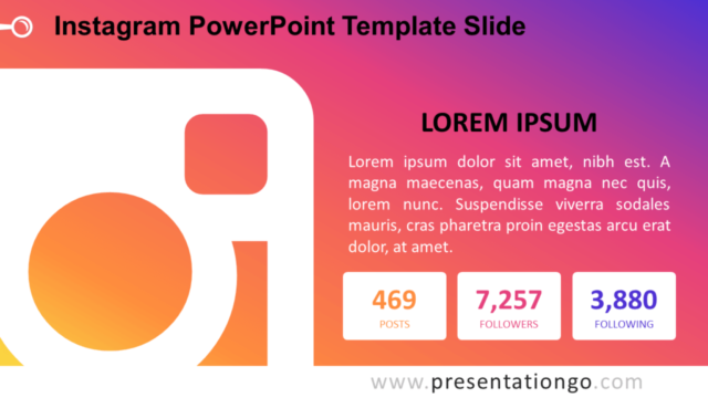 Plantilla Gratis de Instagram Para PowerPoint