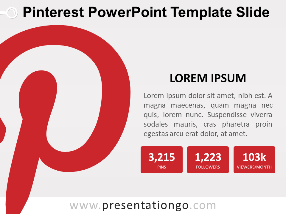 Plantilla Gratis de Pinterest Para PowerPoint
