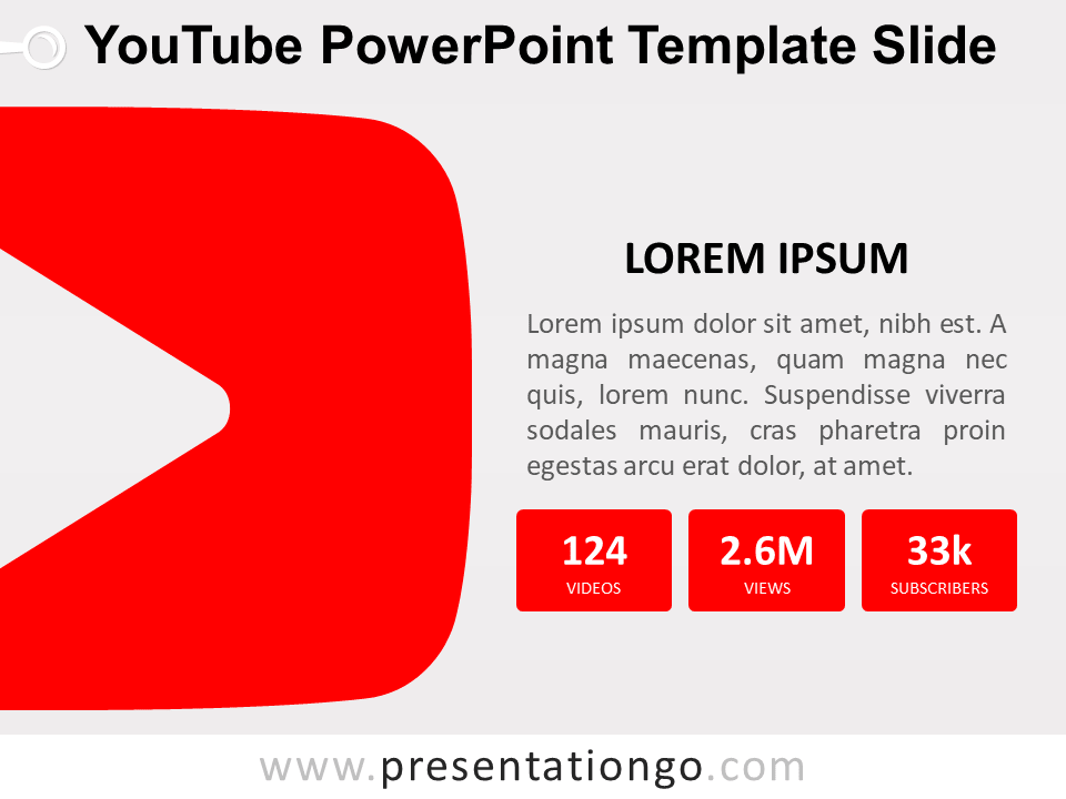 Plantilla Gratis de YouTube Para PowerPoint