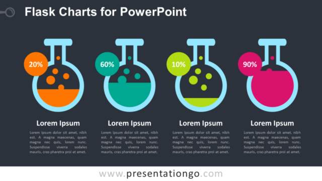 Gráficas Gratis de Matraz Para PowerPoint