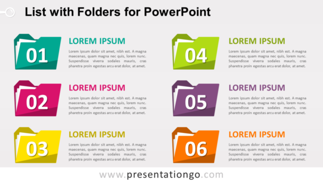 Lista Con Carpetas Gratis Para PowerPoint