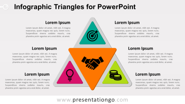 Infografía Gratis de Triángulos Para PowerPoint