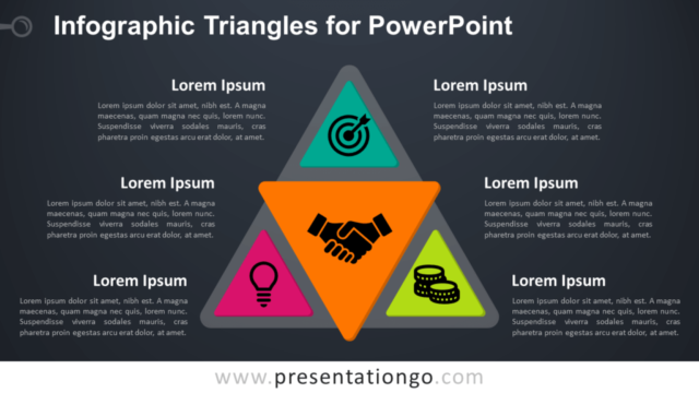 Infografía Gratis de Triángulos Para PowerPoint