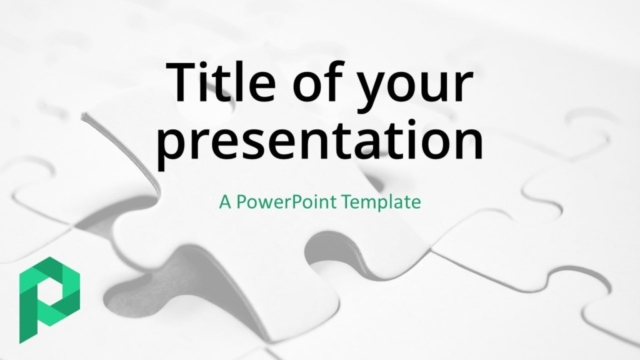 Plantilla Gratis de Rompecabezas (Claro) Para PowerPoint