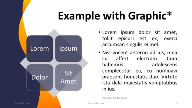 Plantilla Gratis de Negocios Moderna Para PowerPoint - Diapositiva con Gráfico