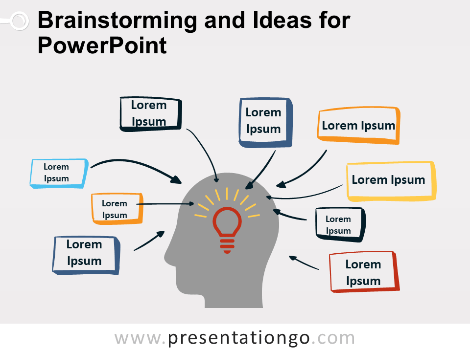 Lluvia de Ideas Gratis Para PowerPoint