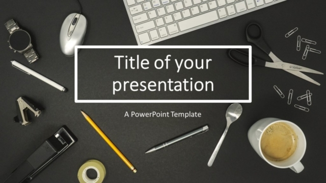 Plantilla Plana de Teclado iMac Gratis Para PowerPoint