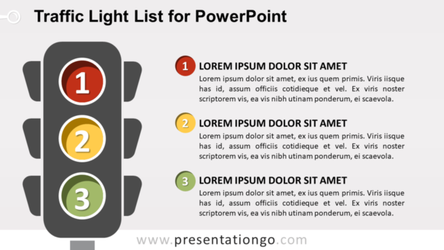 Lista de Semáforos Gratis Para PowerPoint