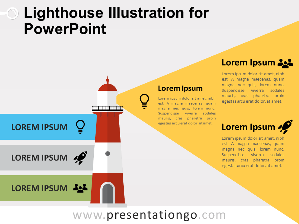 Ilustración Gratis de Faro Para PowerPoint