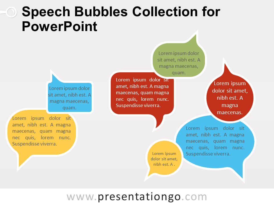 Colección Gratis de Bocadillos de Diálogo Para PowerPoint