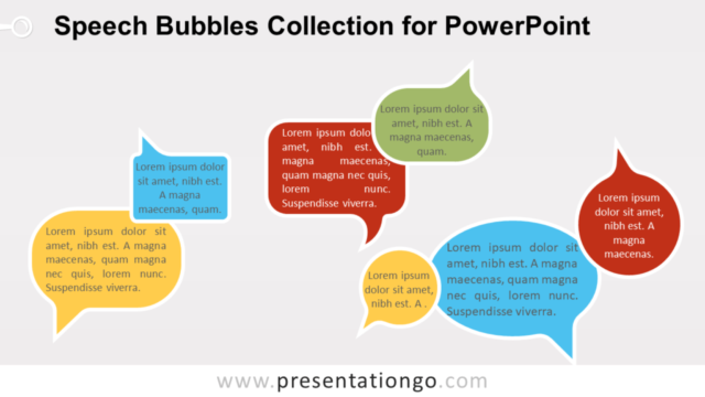 Colección Gratis de Bocadillos de Diálogo Para PowerPoint