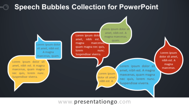 Colección Gratis de Bocadillos de Diálogo Para PowerPoint